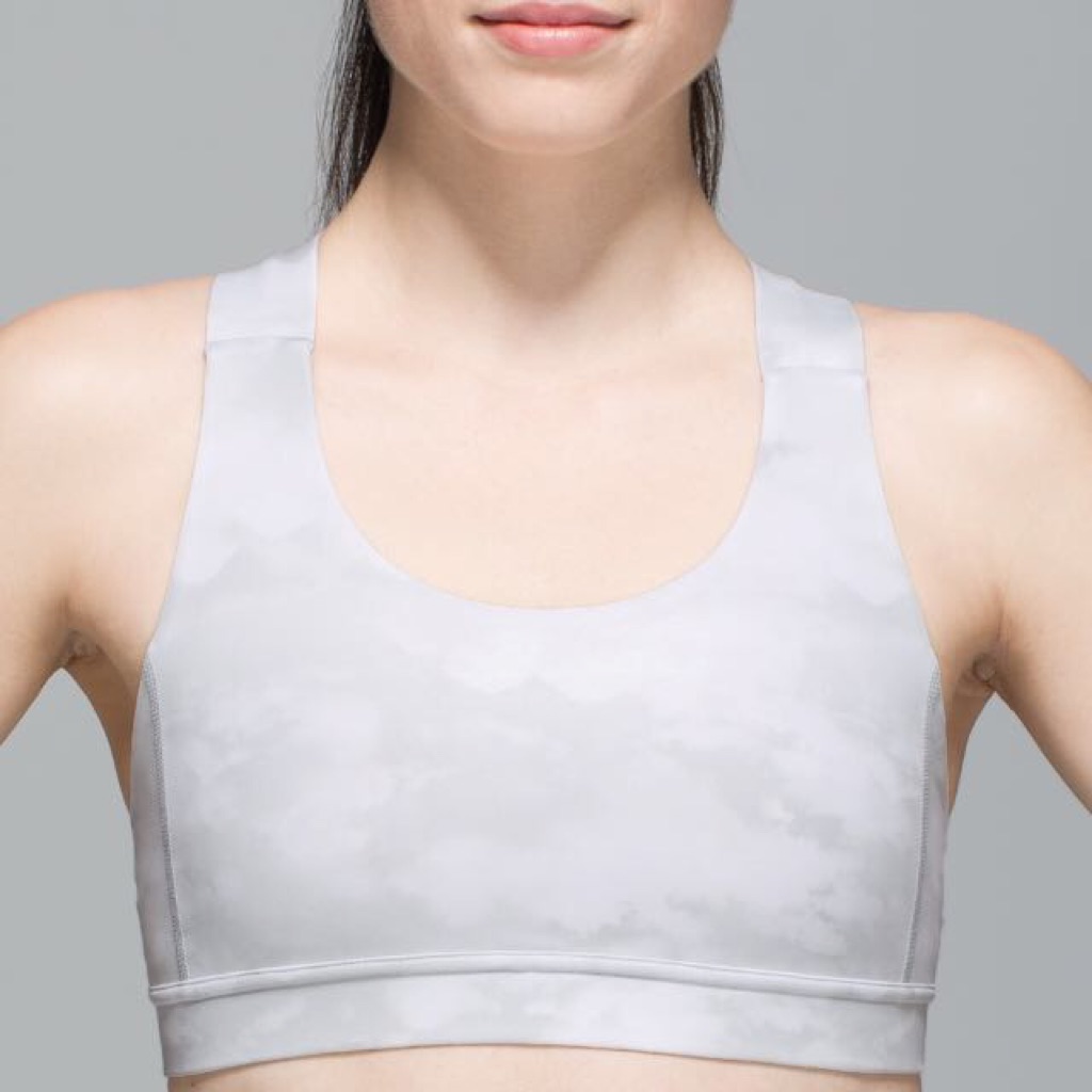 lululemon white sports bra