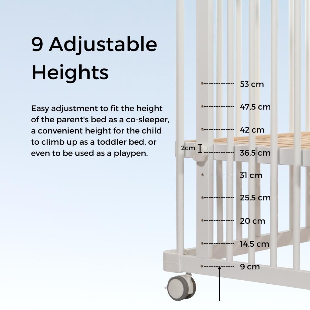 Beblum lavo 5 baby 2024 cot