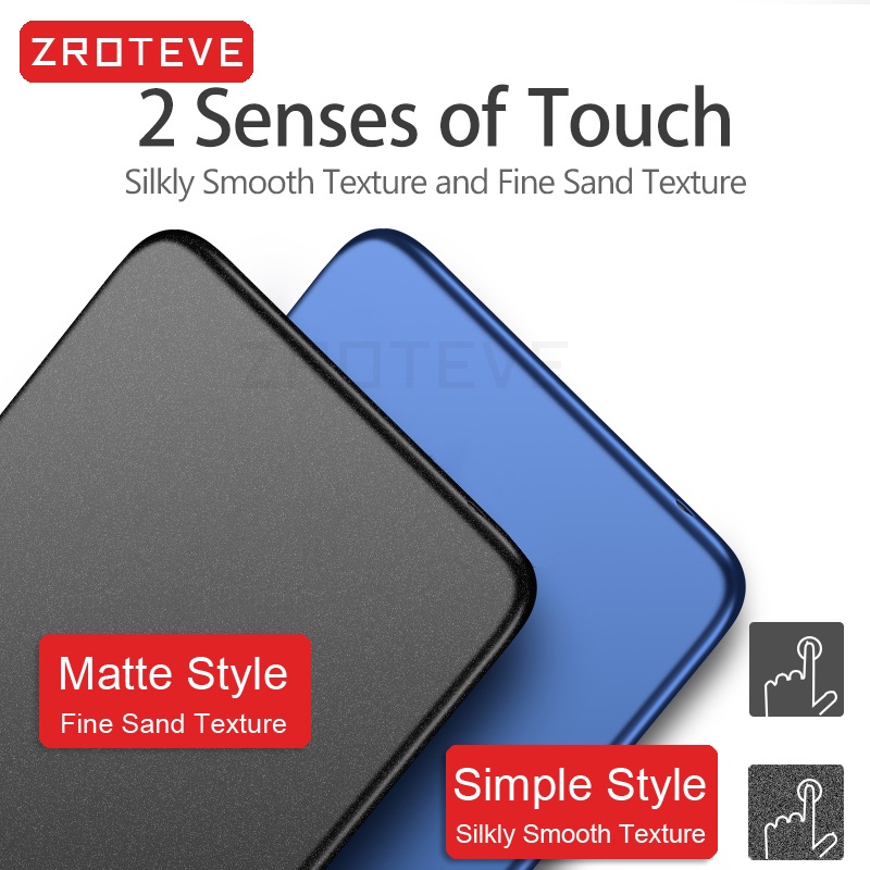 For iPhone13 Case ZROTEVE Luxury Ultra Slim Frosted Hard PC Cover For iPhone 13 11 12 Pro Max iPhone11 iPhone12 Mini Phone Cases
