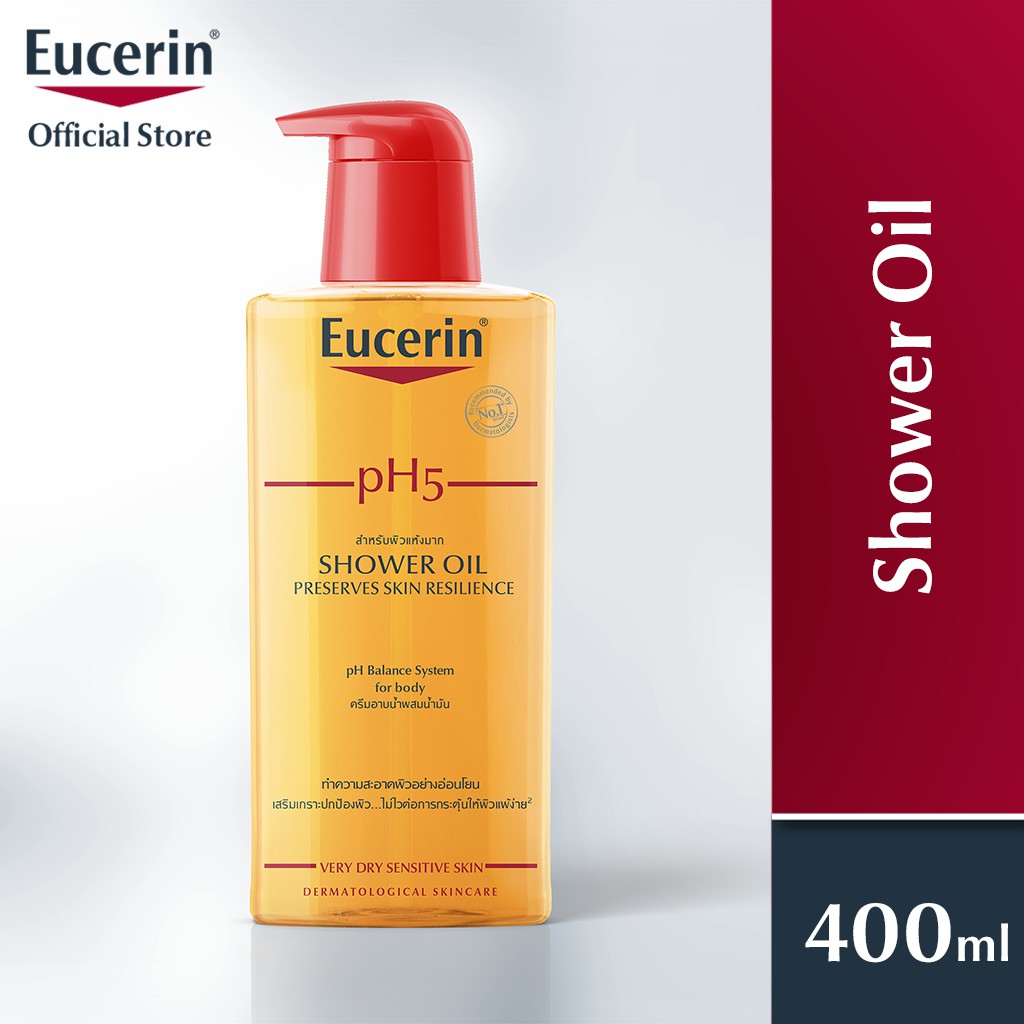 Eucerin Body Wash - ph5 Creme Shower Oil with Pump 400ml | Shopee Singapore