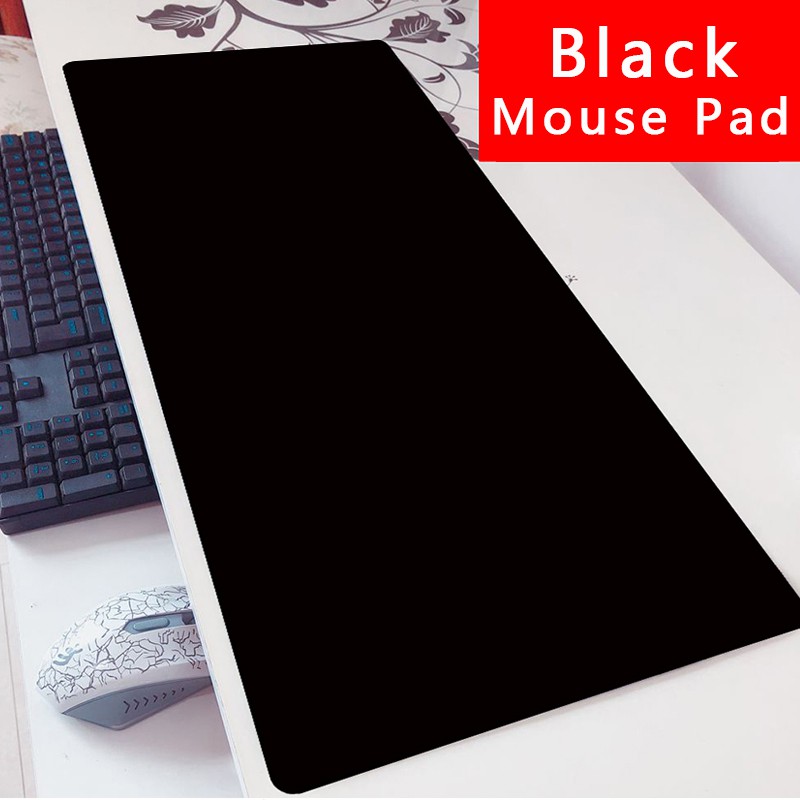 Gaming Mouse Pad Black Mouse Pad Gaming Office Large 90 X 40 Shopee