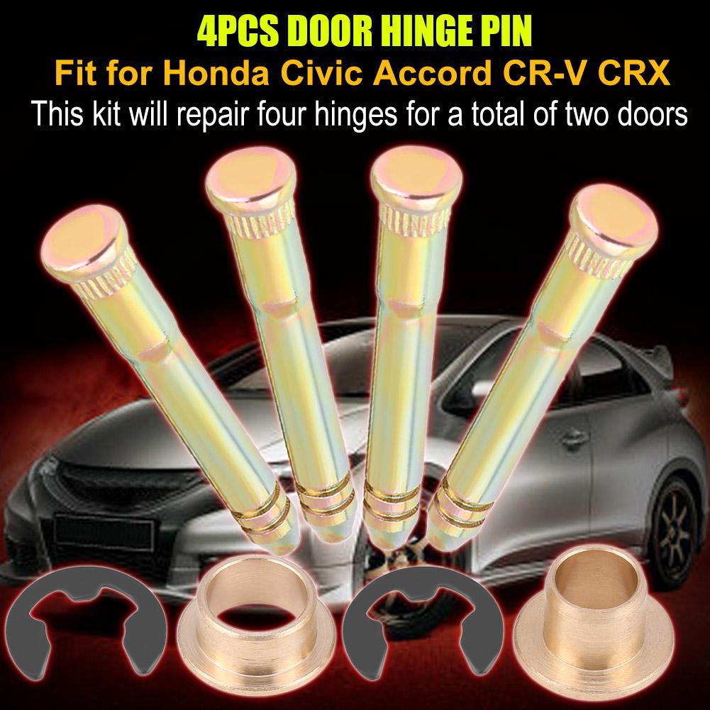 4pcs Car Door Hinge Pin For Honda Civic Accord Cr V Crx Shopee