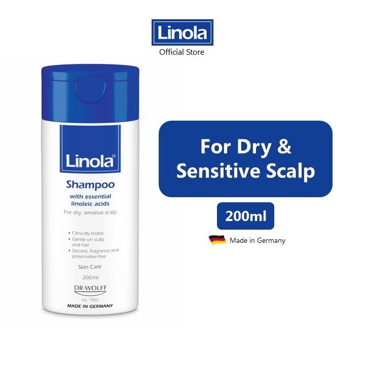 Linola Shampoo 200ml - For Sensitive and Dry Scalps | Prevent Scalp ...