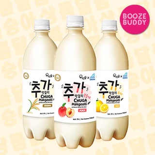 *NEW* Peach/Yuzu/Original Makgeolli Chuga Korean Rice Wine (750ml)