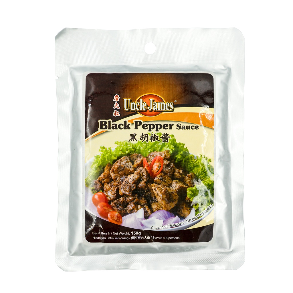 Uncle James Black Pepper Sauce 150g Shopee Singapore