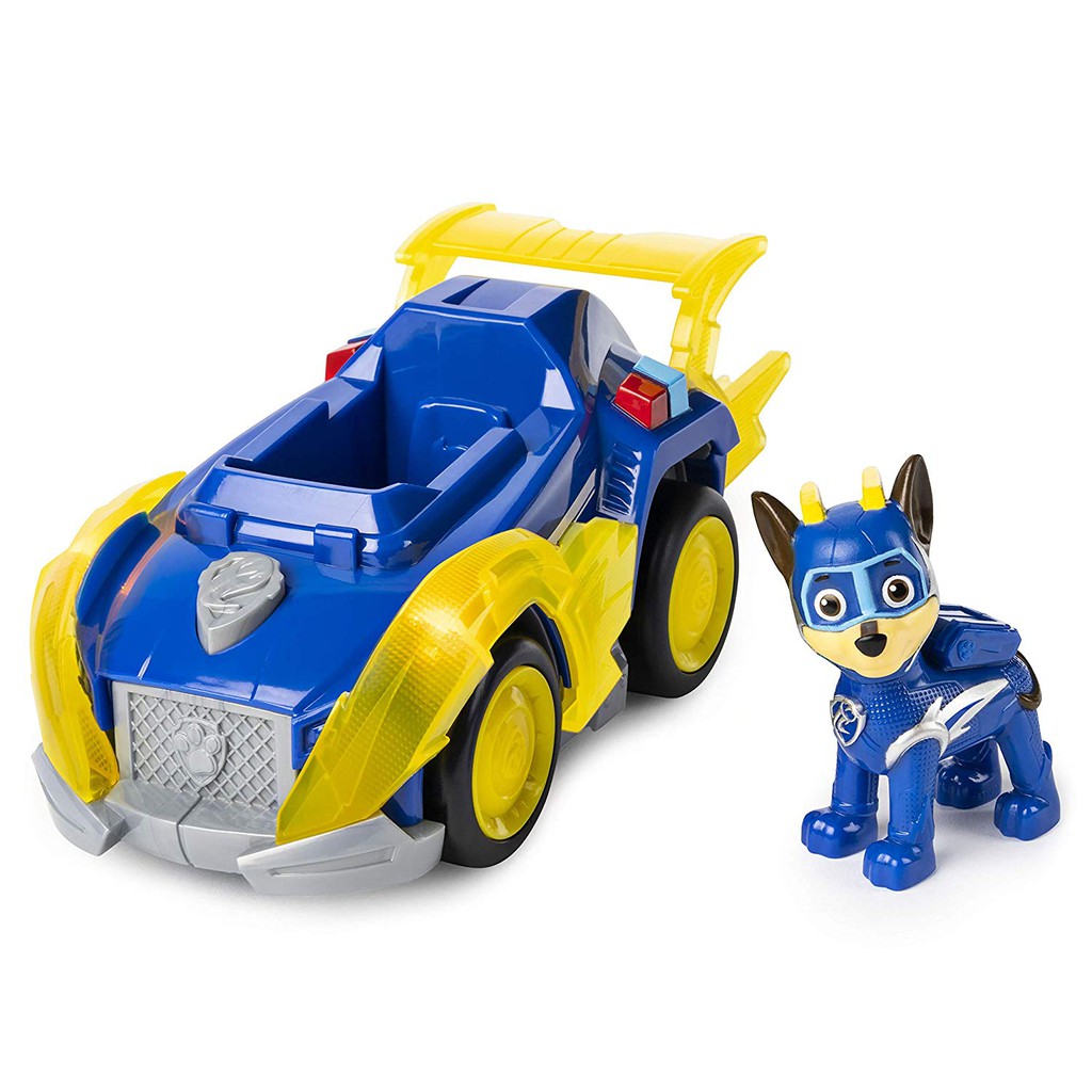 Paw Patrol Mighty Pups Super Paws Chase Marshall Rocky Rubble Skye Zuma S Deluxe Vehicle 