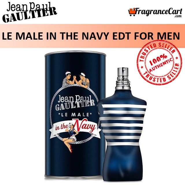 Jpg Le Male In The Navy Edt For Men 125ml Tester Jean Paul Gaultier Eau De Toilette Blue 100 Authentic Perfume Shopee Singapore