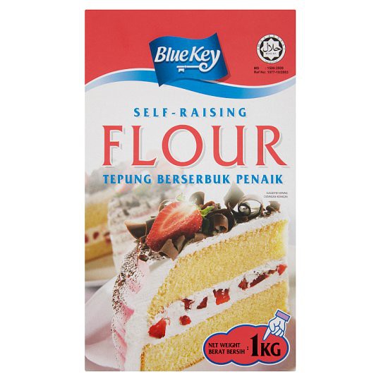 Tepung Kek Blue Key Self Raising Flour 自发粉 1kg Shopee Singapore