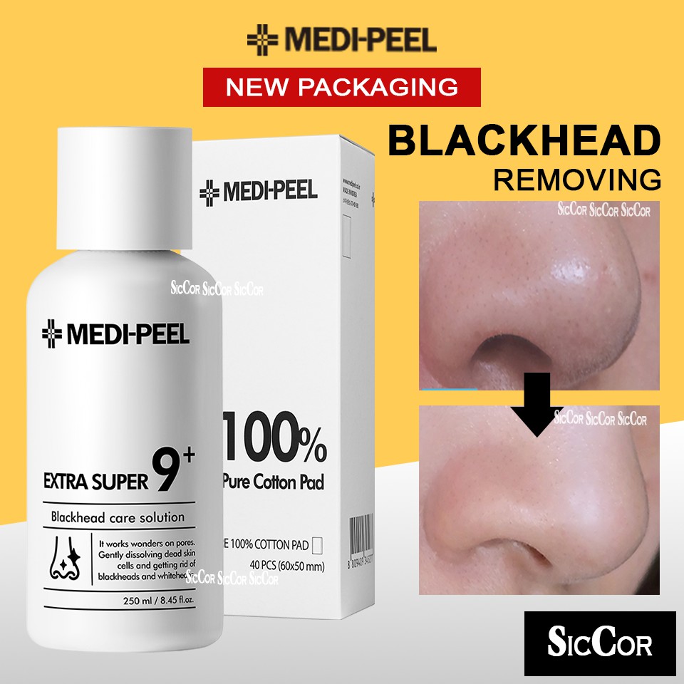 Ready Stock Medipeel Blackhead Extra Super 9 Medi Peel Sebum Pore Care Whitehead Smooth Whitening Tightening 250ml Shopee Singapore