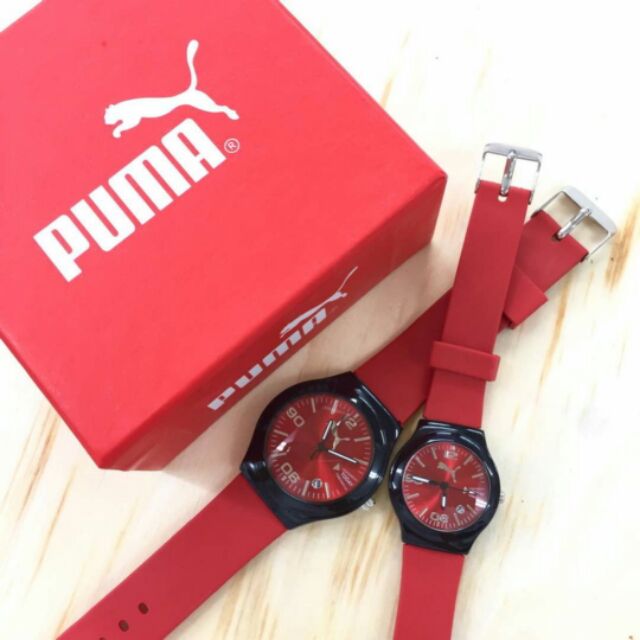 puma red watch