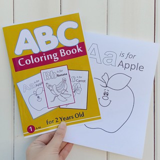 ABC Coloring Book For Kids Colouring Pages Books Ages 2/3/4 size 20x14cm