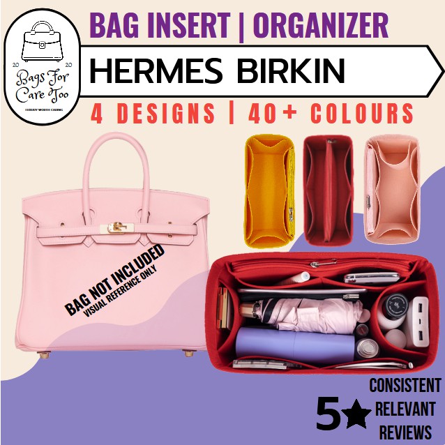 Bag Insert Organizer for Hermes Birkin 