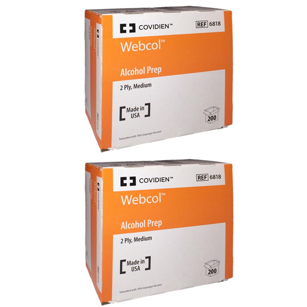 webcol alcohol swabs