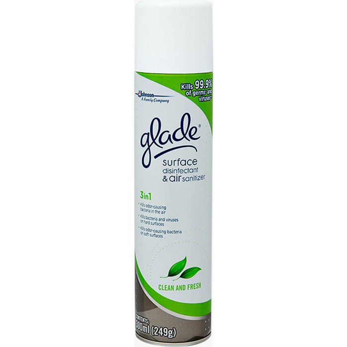 NEW Glade Surface Disinfectant Spray and Air Sanitizer Shopee Singapore