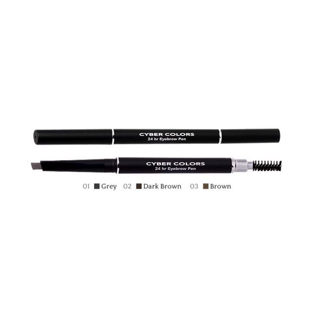 Shop Malaysia Cyber Colors 24hours Eyebrow Pen 0 2g Shopee Singapore