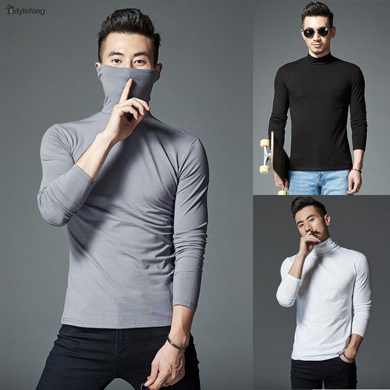 high neck thermal top