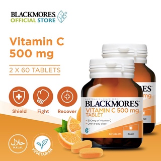 Image of Blackmores Vitamin C 500MG (60s) Immune Support [Bundle of 2] [Expiry: Aug 2023] - Halal Certified