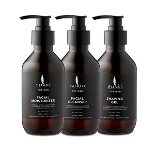 sukin facial cleanser for men