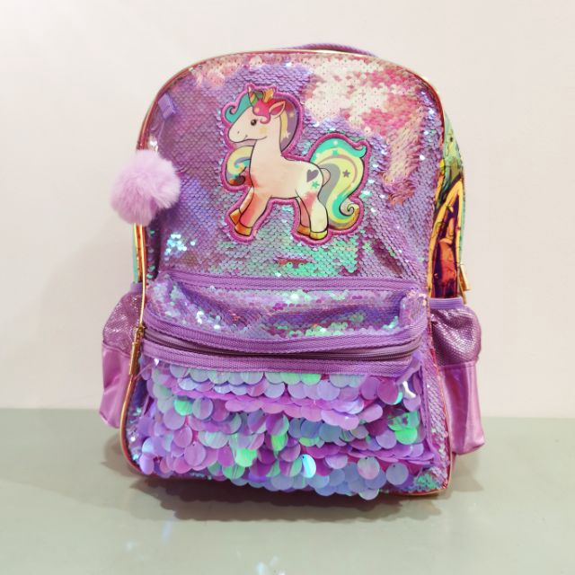 mesh unicorn backpack