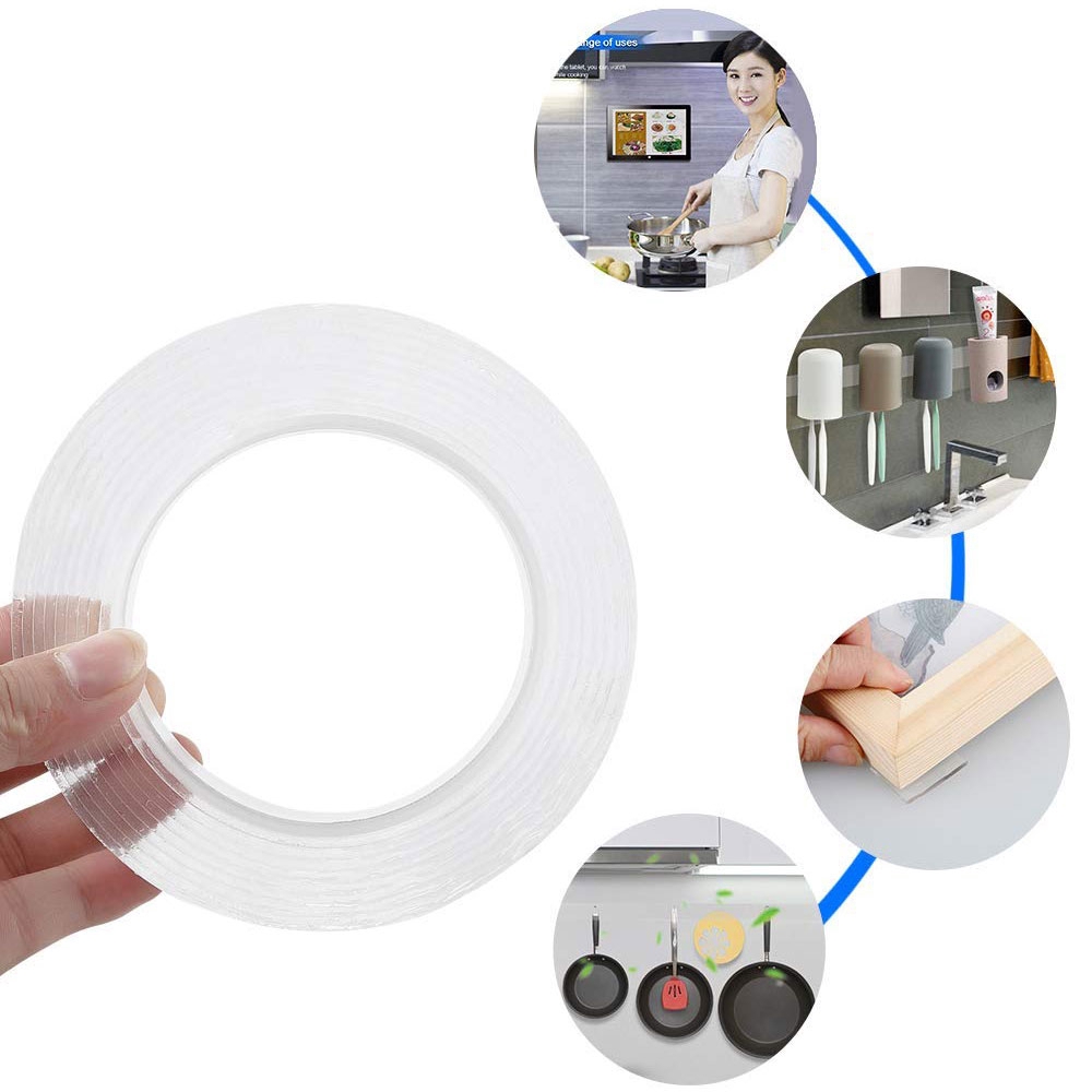 double sided tape to hold mirror
