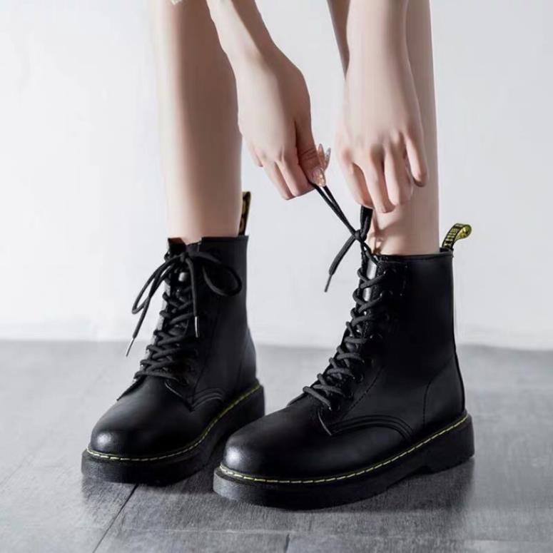 Martin High Neck Boots For Women New Fashion Gladiator Shoes For Stylish Soft Leather Girls That Fit Calves Shopee Singapore