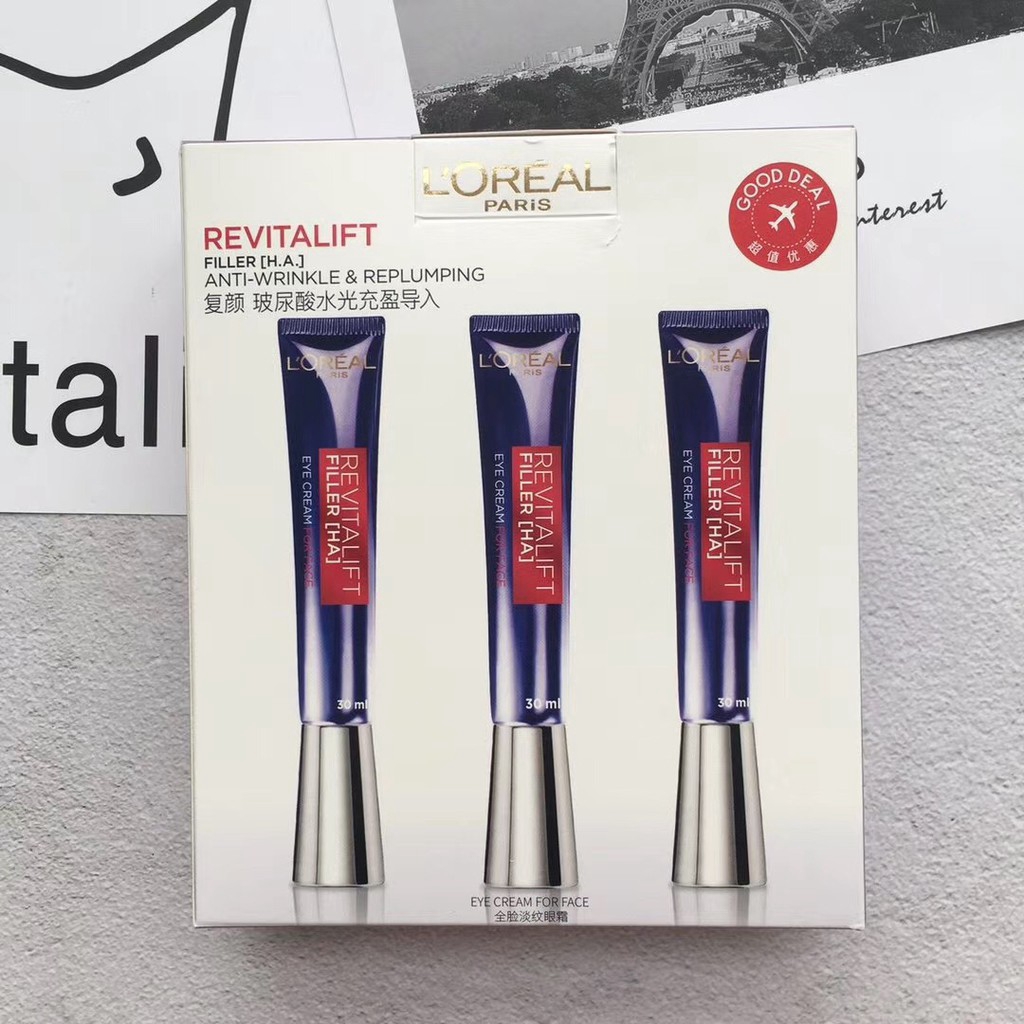 loreal purple iron eye cream
