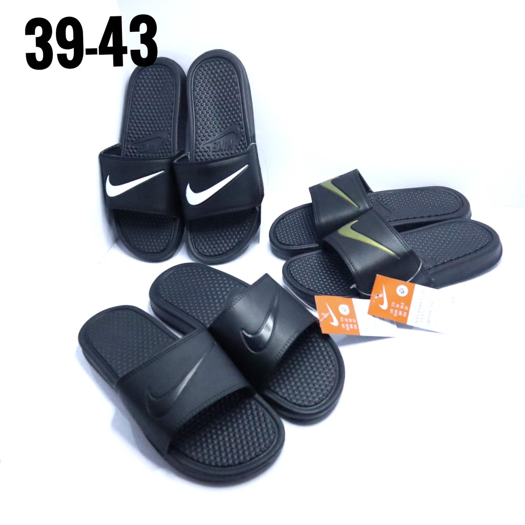 nike men's benassi swoosh slides