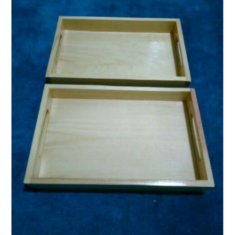 KAYU Wooden Tray/Wooden Tray Size 25x35x5 Shopee Singapore