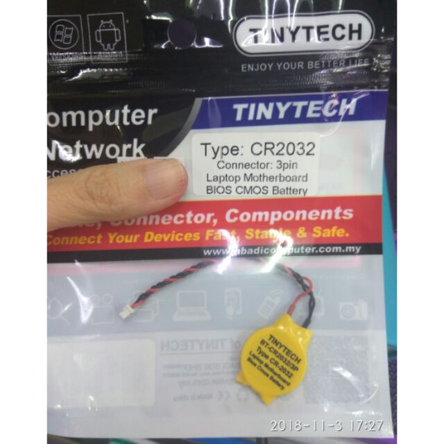 CR2032 laptop mainboard bios cmos battery Shopee Singapore