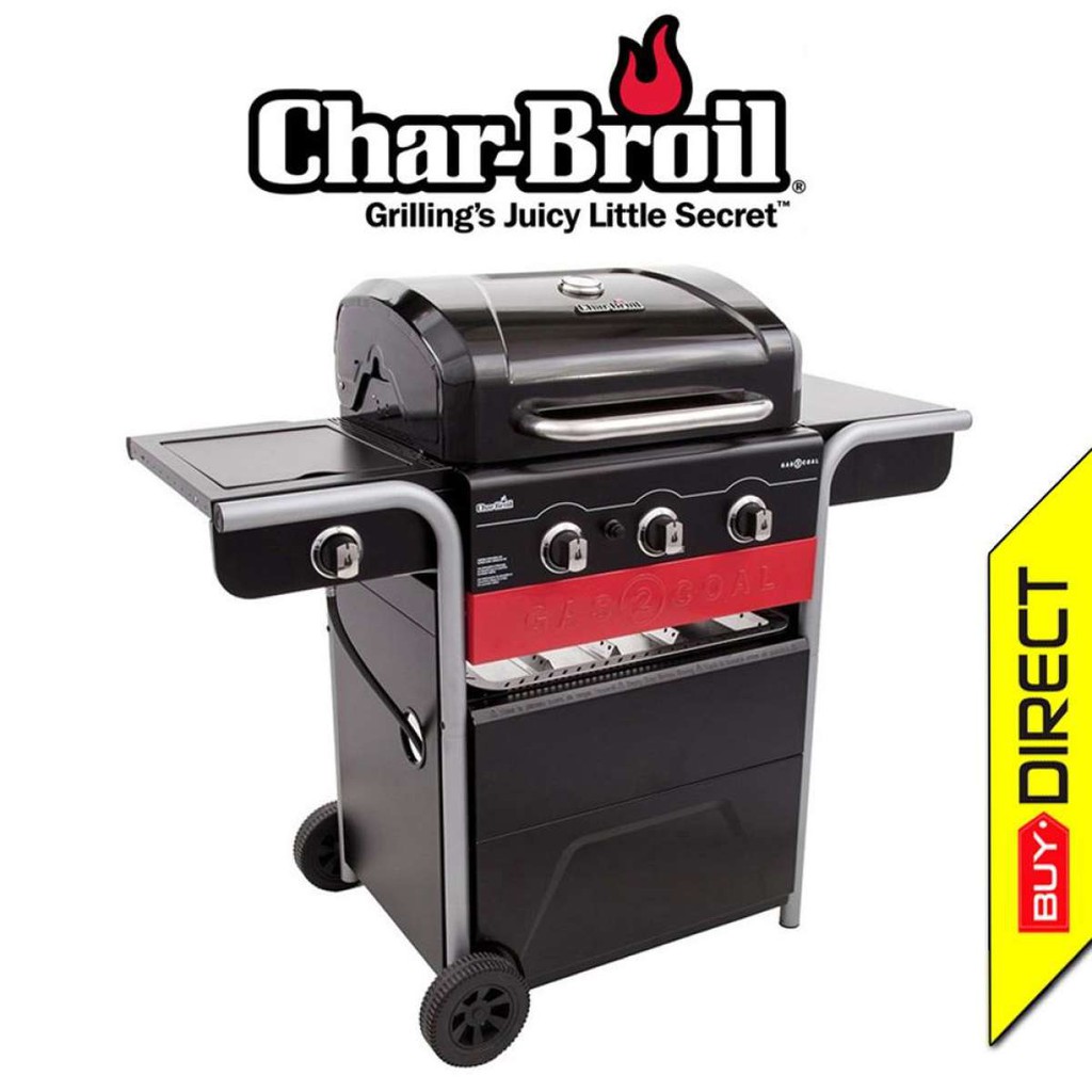 CharBroil GAS2COAL® Hybrid BBQ Grill [1 Year Warranty & Free Assembly