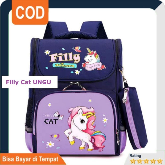 Paud / Kindergarten School Bag Children Cute Elementary School Backpack