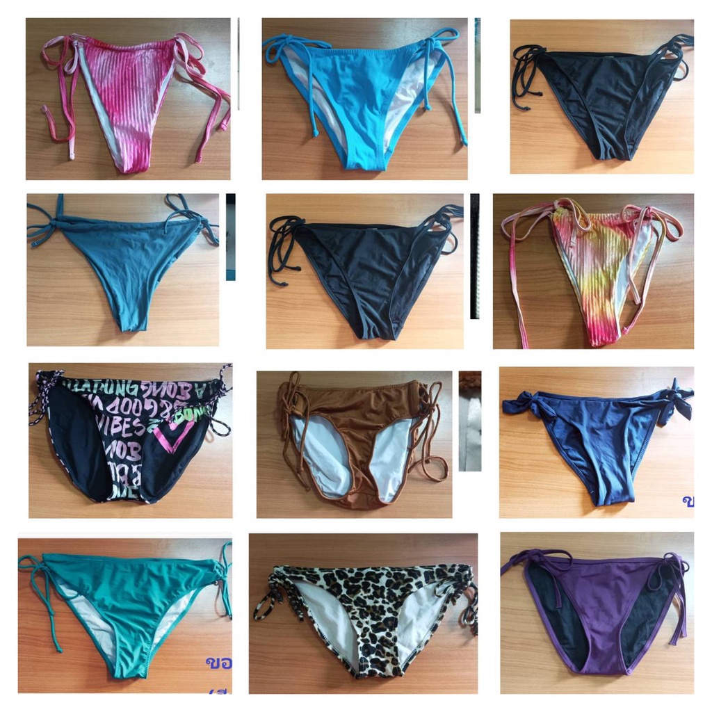 Second HandBikini Uicy Swimming Can Be Tied Side. Shopee Singapore