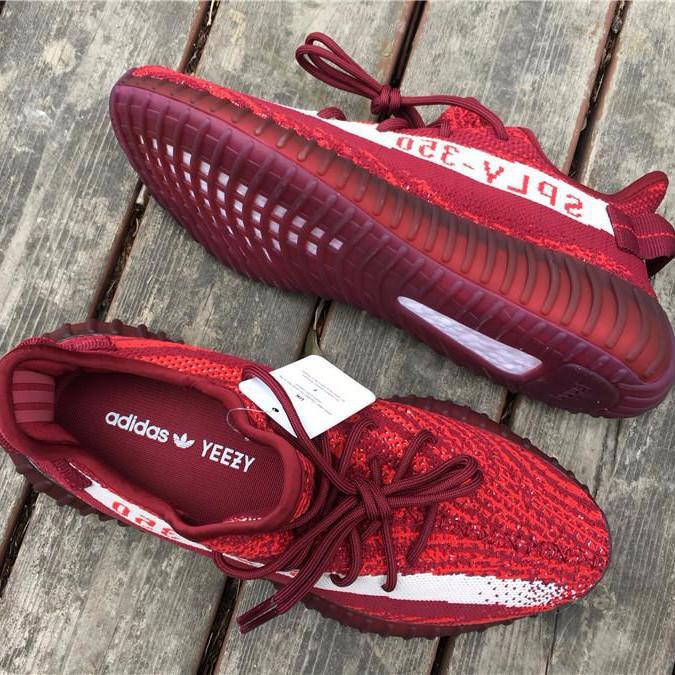 yeezy maroon zebra