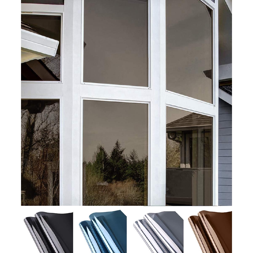 50x300cmFilm Sun Blocking Mirror Tint Solar Film No Glue Static Window