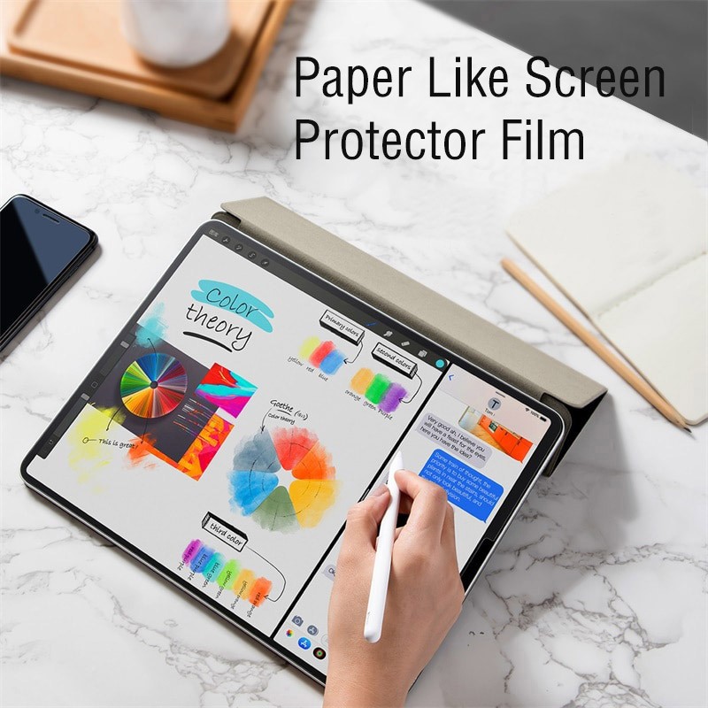 Paper Like Matte Film Pet Screen Protector For Ipad 10 2 Air 3 Mini 4 5 Pro 11 12 9 9 7 Air 2 Shopee Singapore