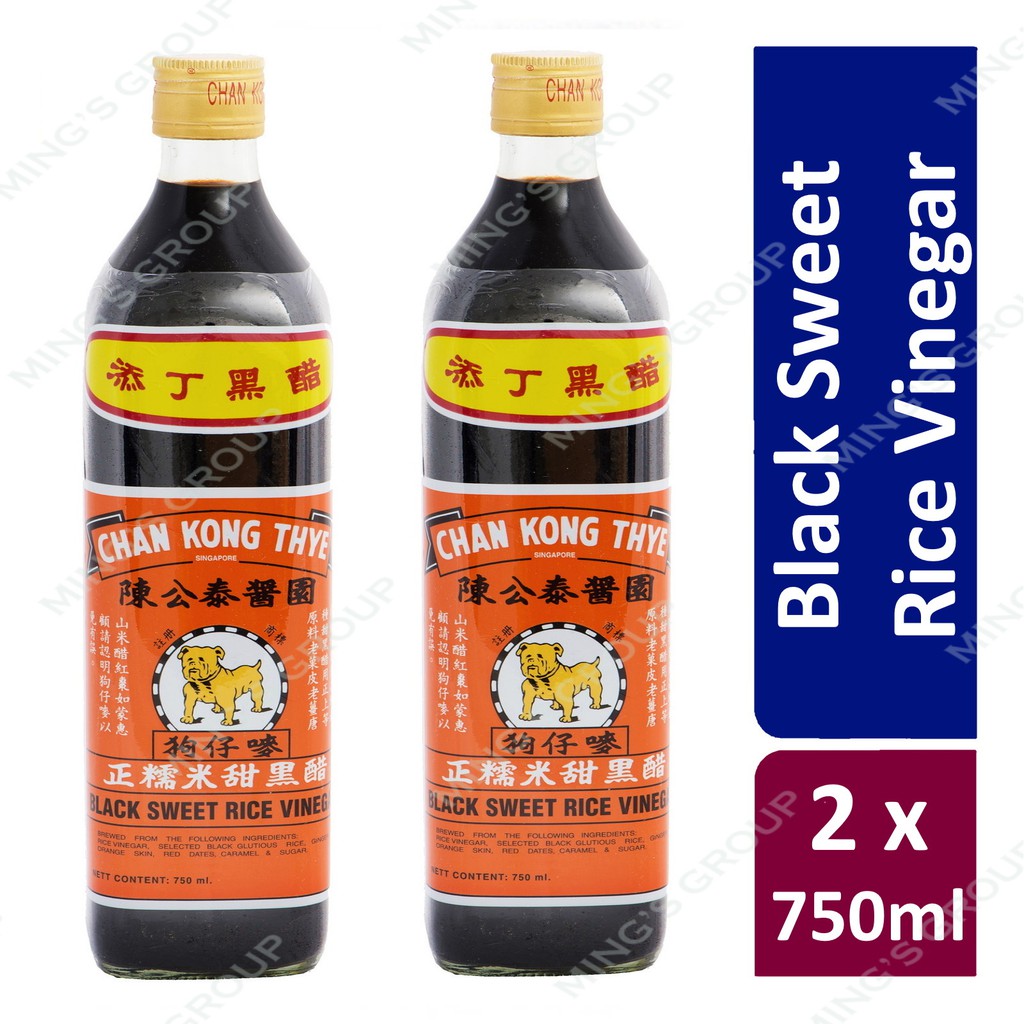 Bundle Of 2 Chan Kong Thye Black Sweet Vinegar 2 X 750ml Shopee Singapore