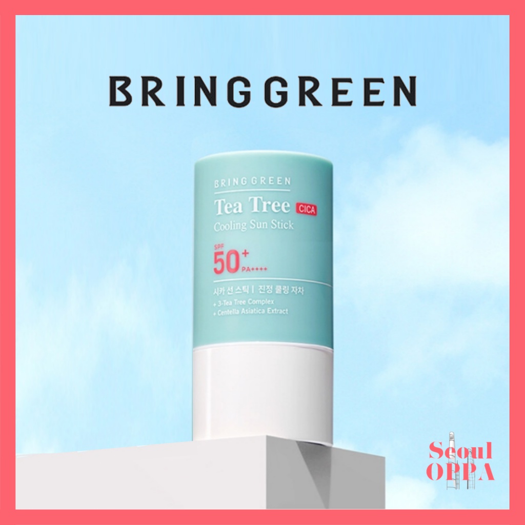 [Bring Green] Tea Tree Cica Cooling Sun Stick 22g SPF 50+ PA