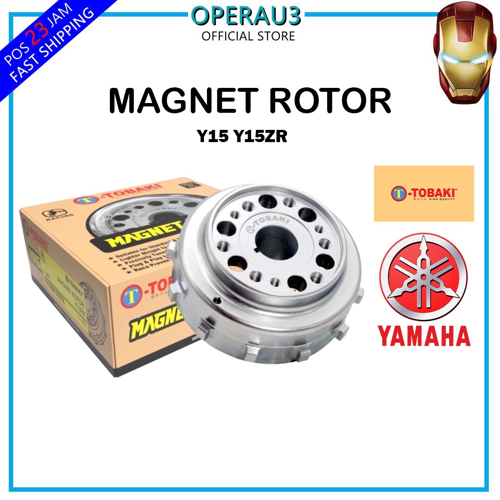 TOBAKI MAGNET ROTOR Y15ZR RACING TOBAKI RACING MAGNET Y15 | Shopee ...