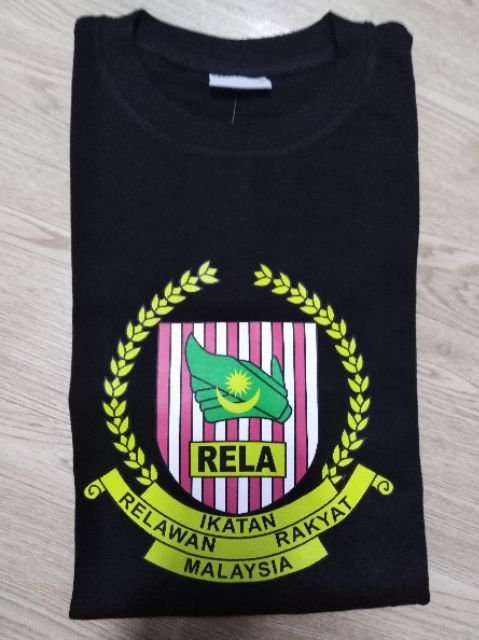 T Shirt Jabatan Relawan Malaysia Rela Long Sleeve Shopee Singapore