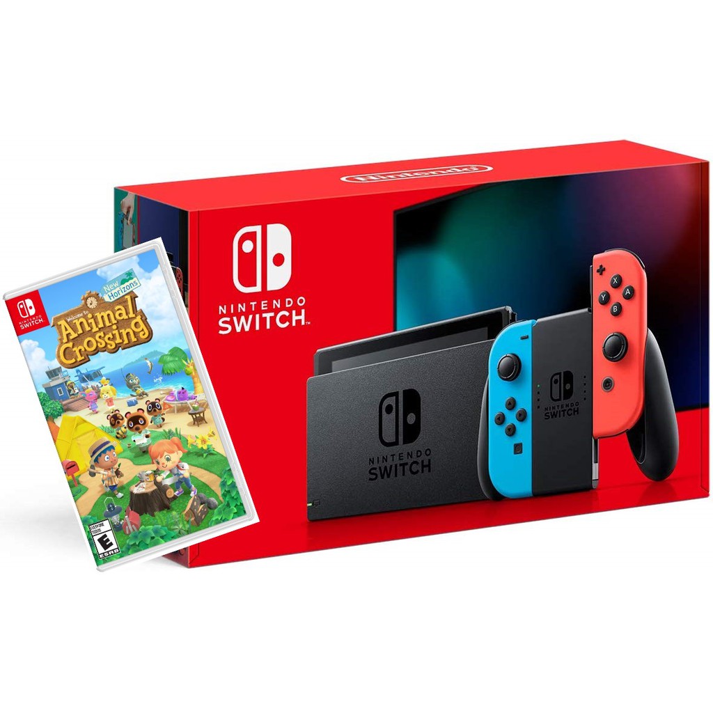 Preorder ACNH Game + Nintendo Switch Gen 2 Bundle | Shopee Singapore