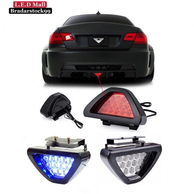 LED Triangle Brake Lamp 12v Flash Wira Myvi Bezza Aruz 