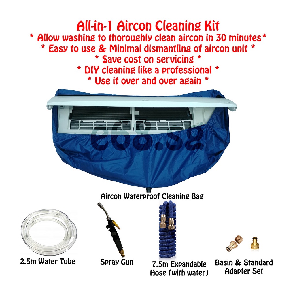 DIY Airconditioner Servicing / Aircon Cleaning Bag / Aircon Cleaning