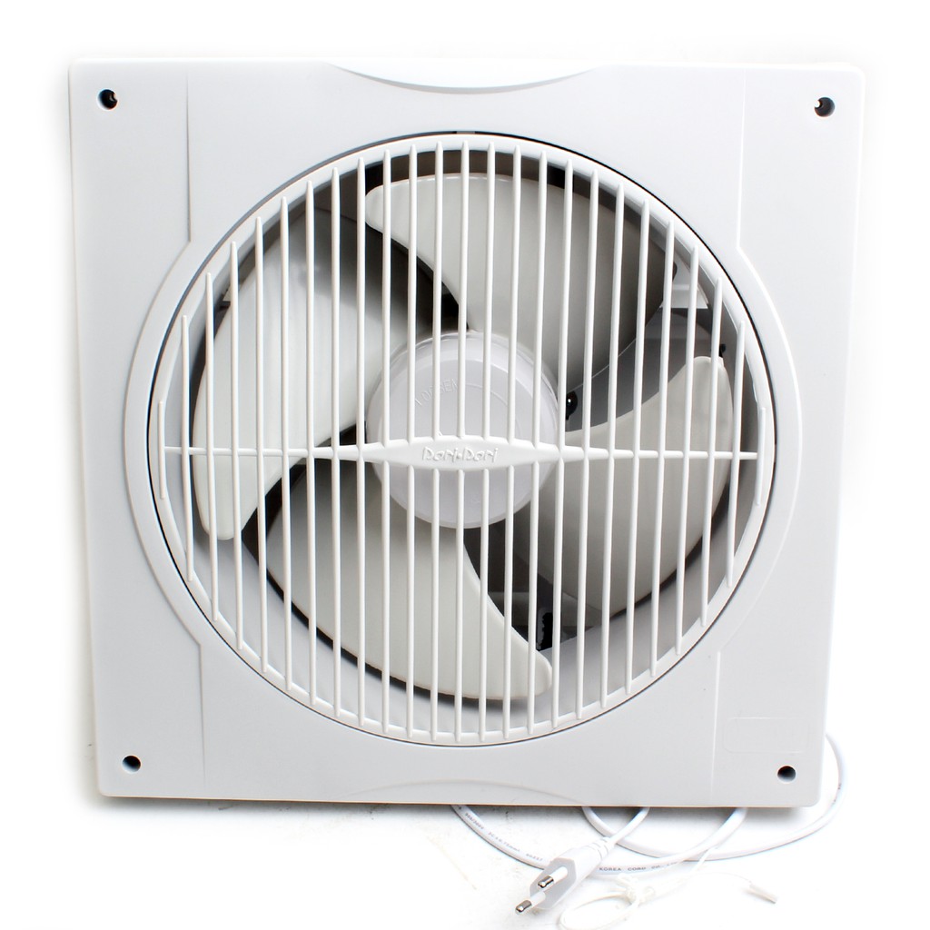 Bathroom Exhaust Fan WallMounted Shutter 220V D200mm D250mm KOREA