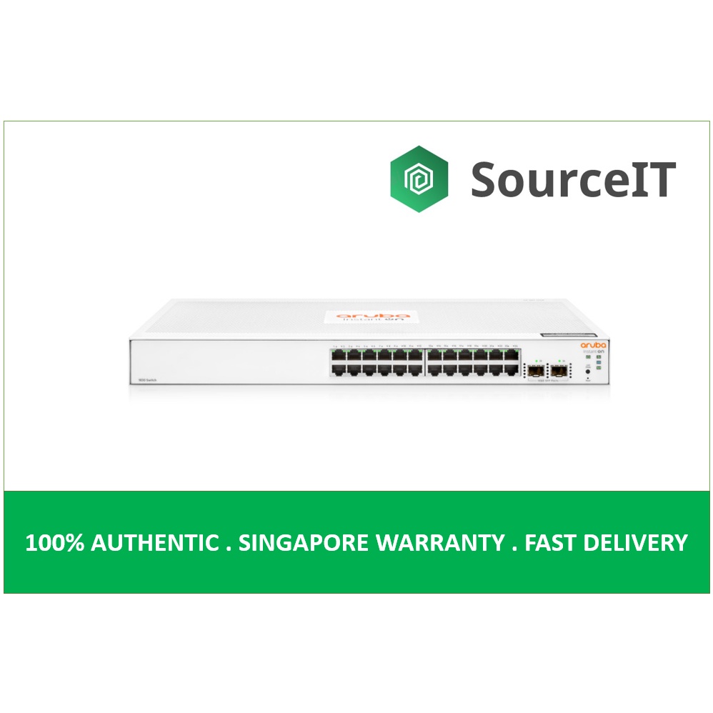 HPE Aruba Instant On 1830 24G 2SFP Switch P/N JL812A/JL813A Lifetime