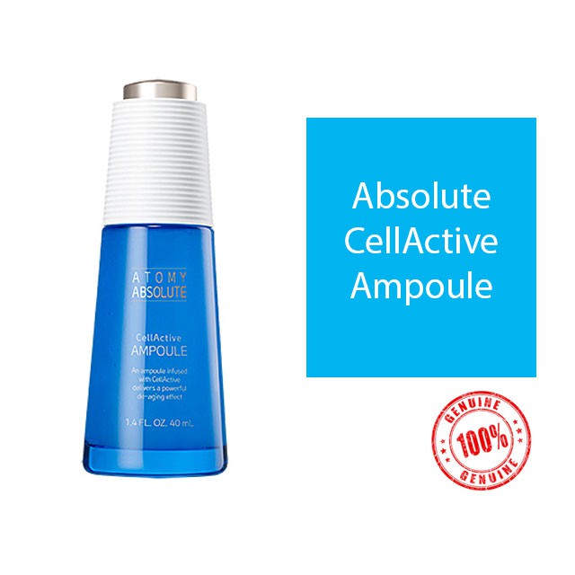 Top Seller For De Aging Whitening Absolute Cellactive Ampoule A T O M Y 40ml Shopee Singapore