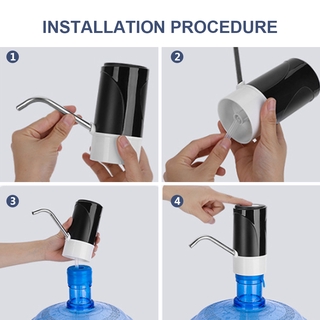 Water Bottle Pump Mini USB Charge Barreled water pump Automatic Tap Rechargeable Water dispenser #8