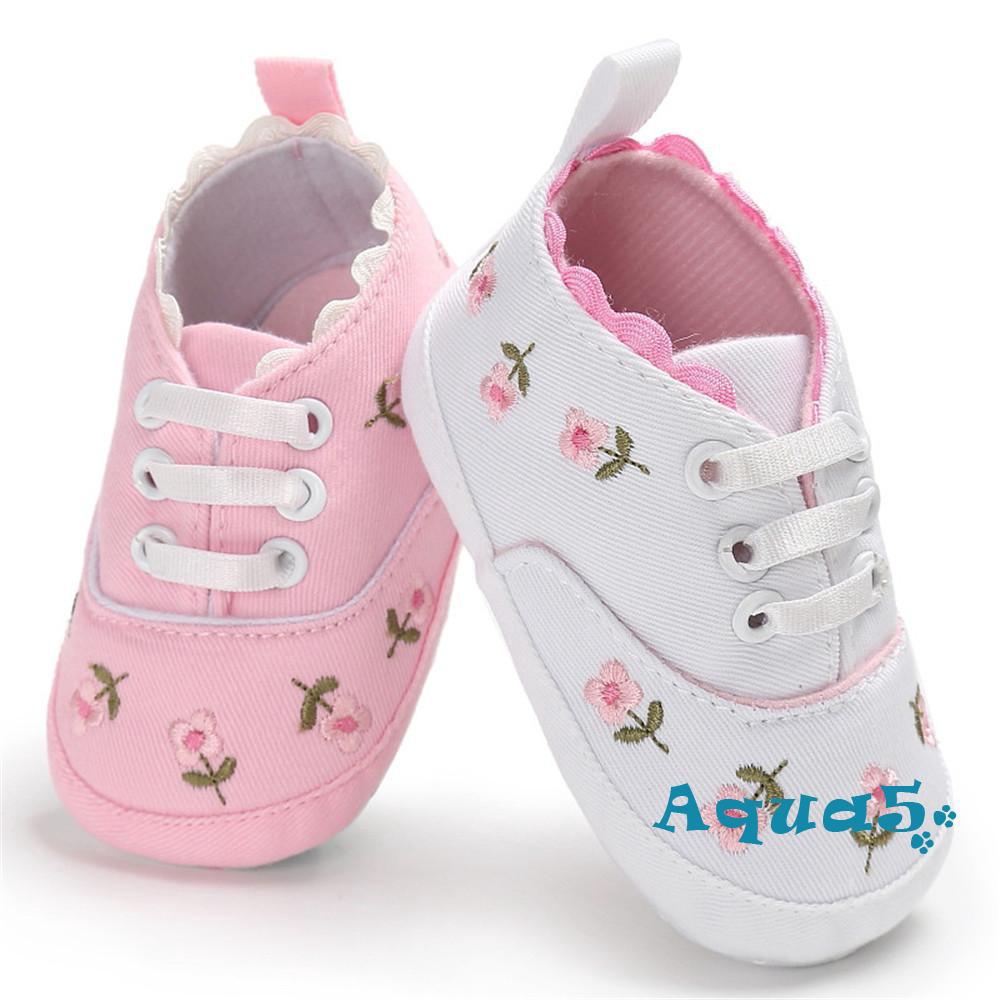 dFlower Baby Infant Kid Girl Soft Sole Crib Toddler Summer Princess Sneaker #4