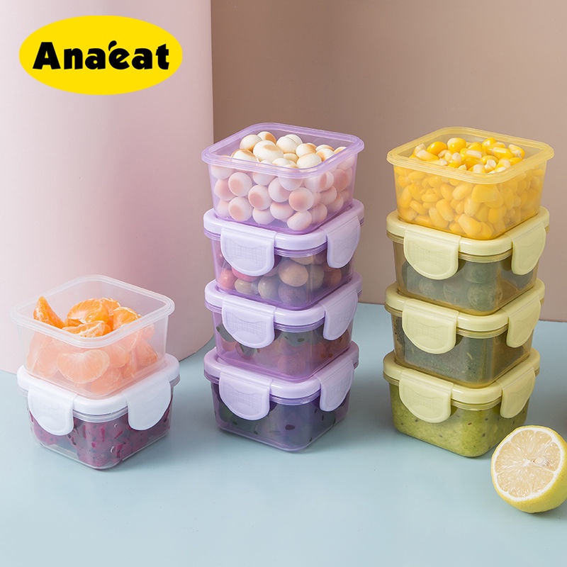 1Pc Container Containers Small Storage Box 60ML Kitchen Food Storage Plastic