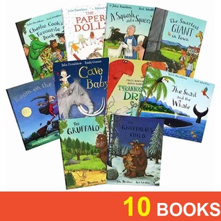[SG STOCK] The Gruffalo's Child/The Snail and the Whale, children's Picture books by Julia Donaldson  (10 Books)