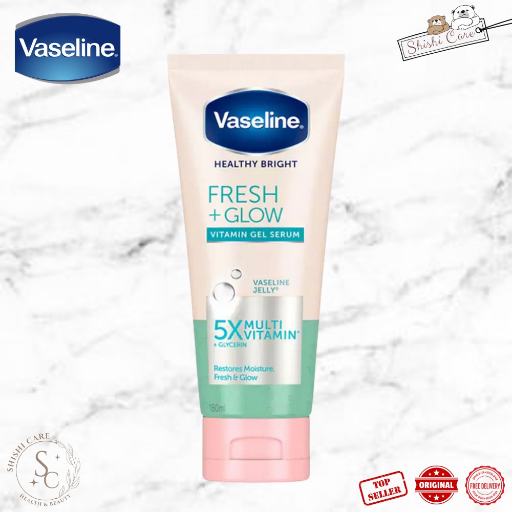 Vaseline Healthy Bright Vitamin Body Gel Serum 180ml Singapore